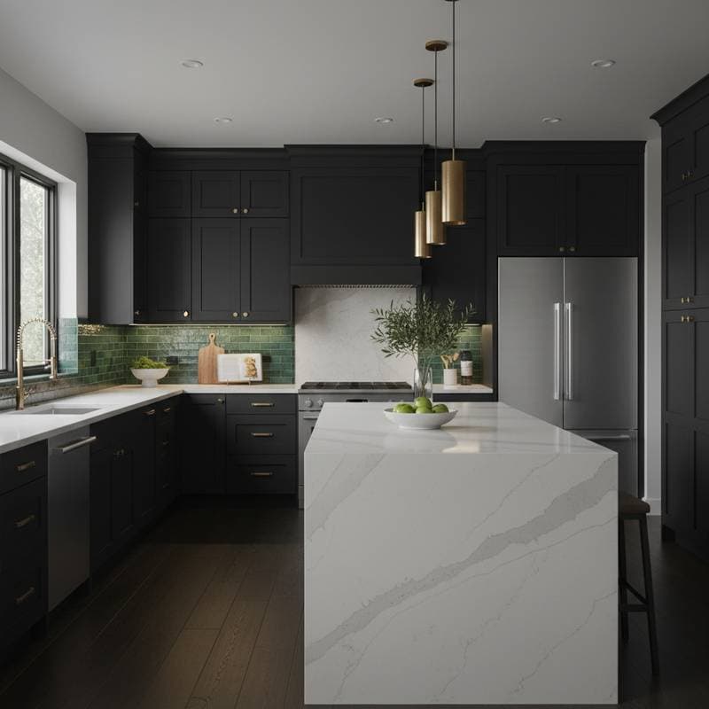 Featured image for Dark Cabinets Add Depth Without the Premium Price