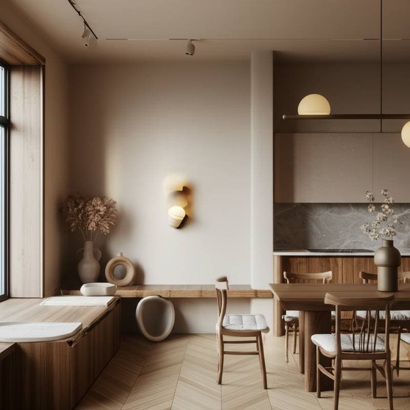 Featured image for Warm Minimalism Costs $2,500 to $12,000 Per Room