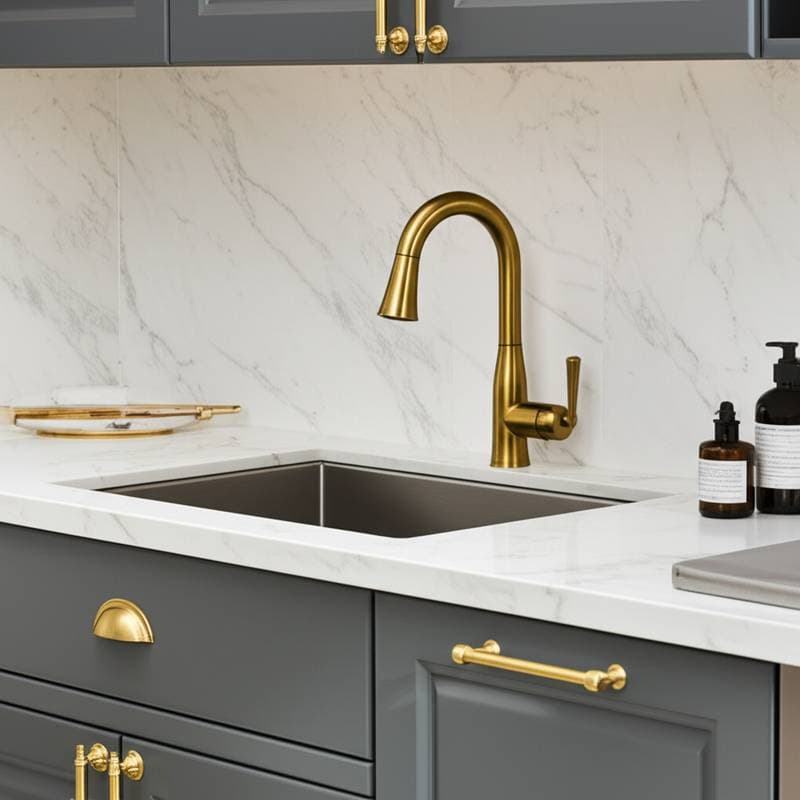Aged Brass Fixtures Add Value Without the Upkeep