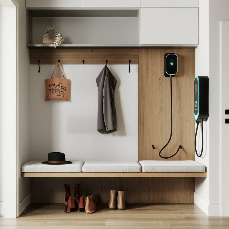 Featured image for EV-Charged Mudrooms Add 15% to Home Value by 2025