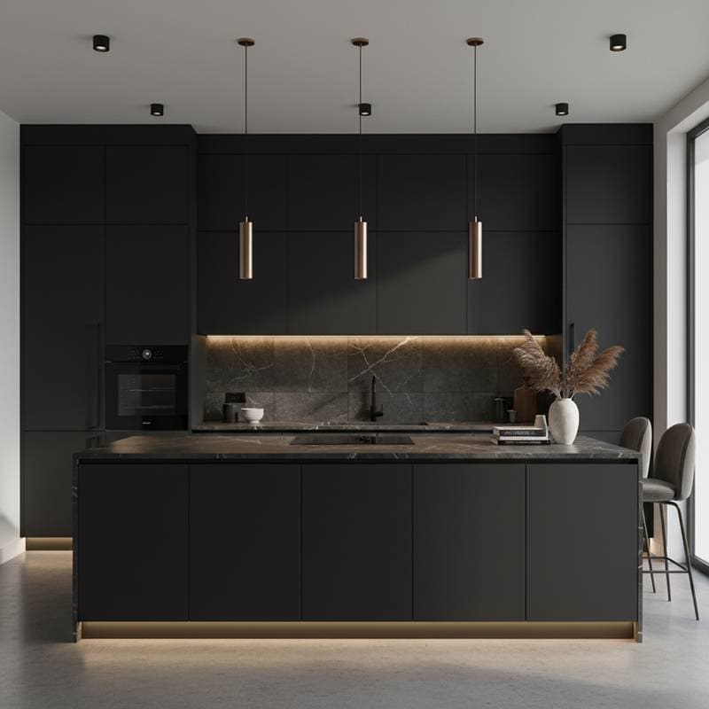 Dark Kitchens Drive 2025 Home Buyer Demand Surge