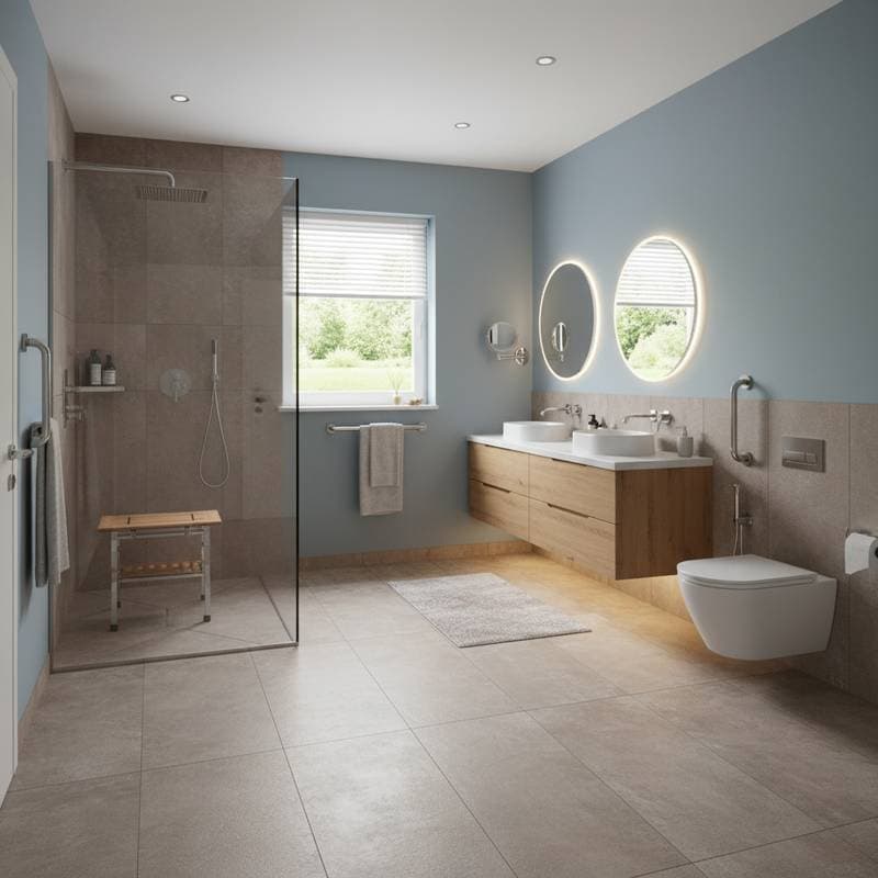 Featured image for 15% ROI Boost: Aging-in-Place Bathroom Designs