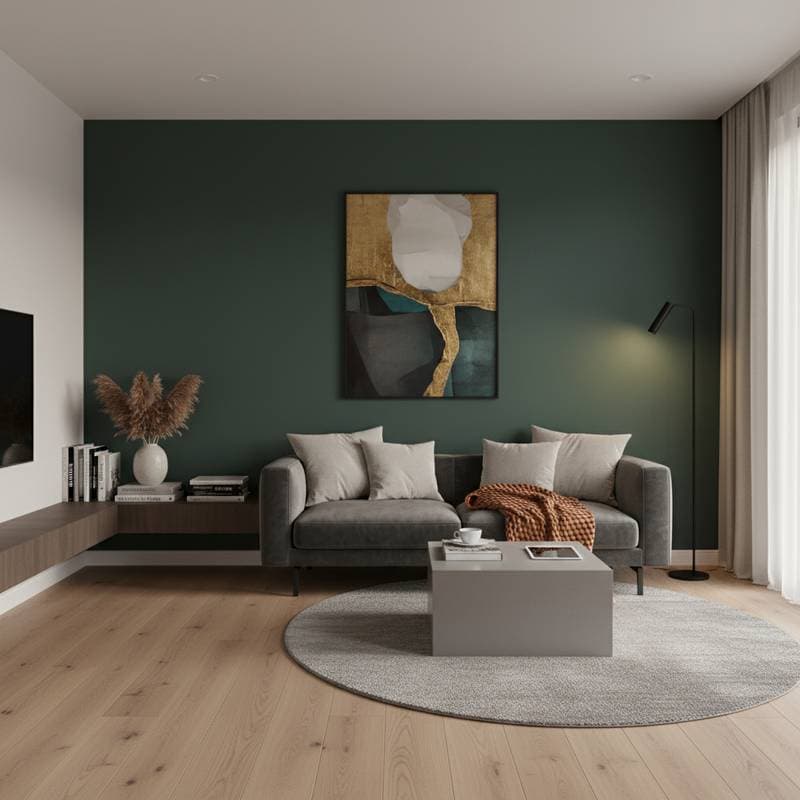 Image for Dark Accent Walls Replace Neutrals in 2025 Homes