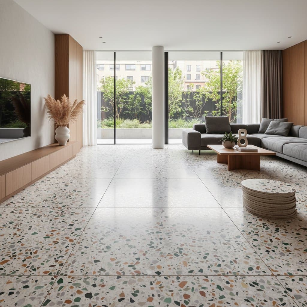 Terrazzo Flooring Drops 40% With New Prefab Panels