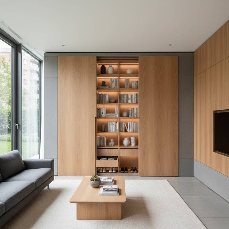 Hidden Storage Walls Add 11% to 2025 Home Value