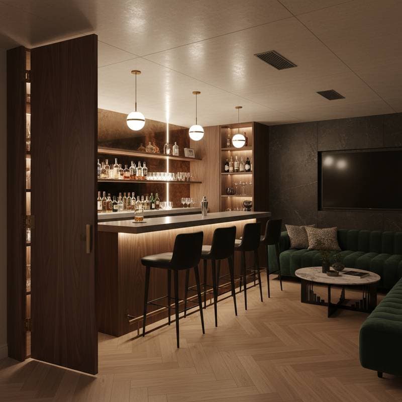 Image for Why Hidden Basement Bars Boost Home Value 11%