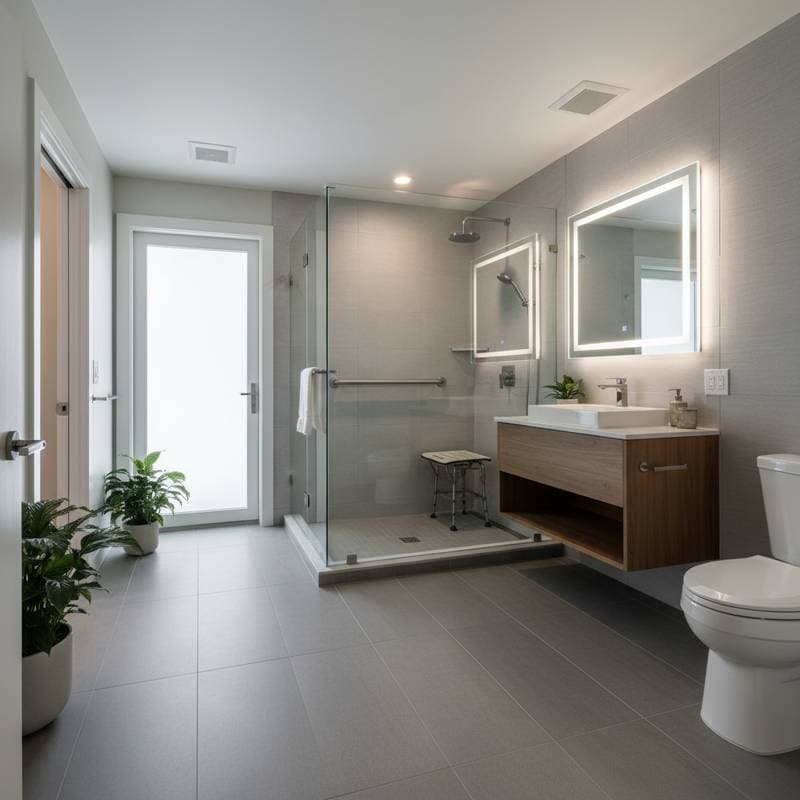 Image for 15% ROI Boost from Aging-in-Place Bathroom Upgrades