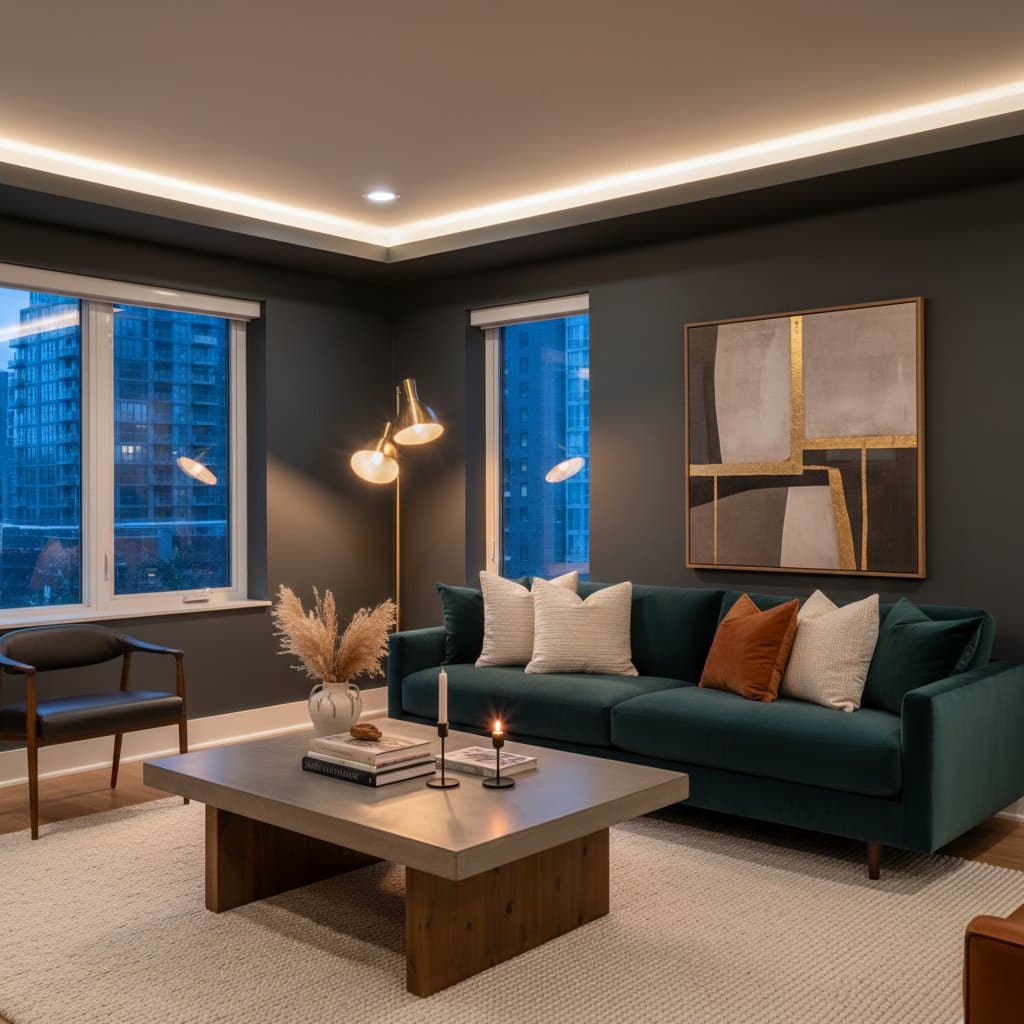 Dark Walls Cut Lighting Costs While Boosting Resale