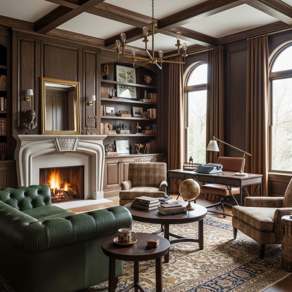 Image for Dark Academia Interiors Now Add 11% to Home Value