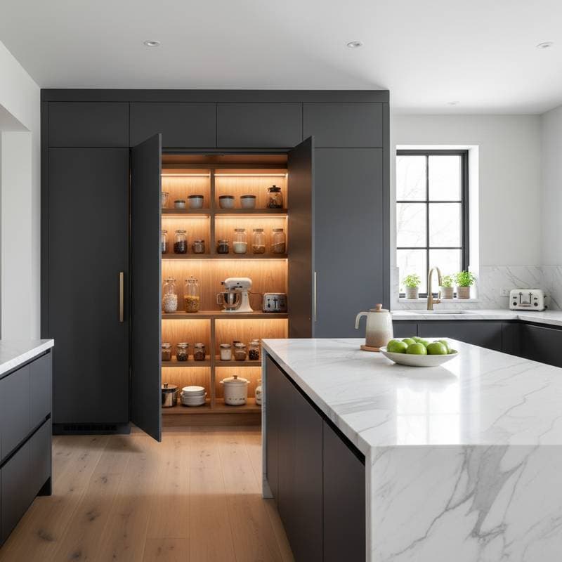 Image for Hidden Pantries Cut Clutter and Raise Resale Value
