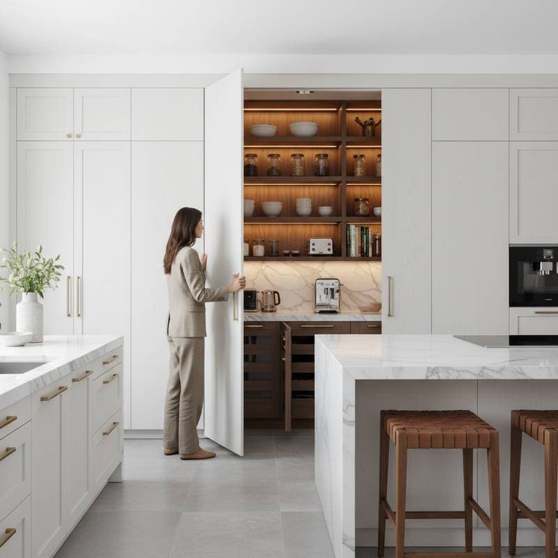 Image for Hidden Pantries Add $15K Value to 2026 Kitchens