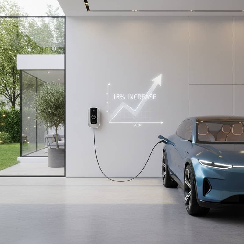 Image for EV Chargers Add 15% Home Value Boost by 2026