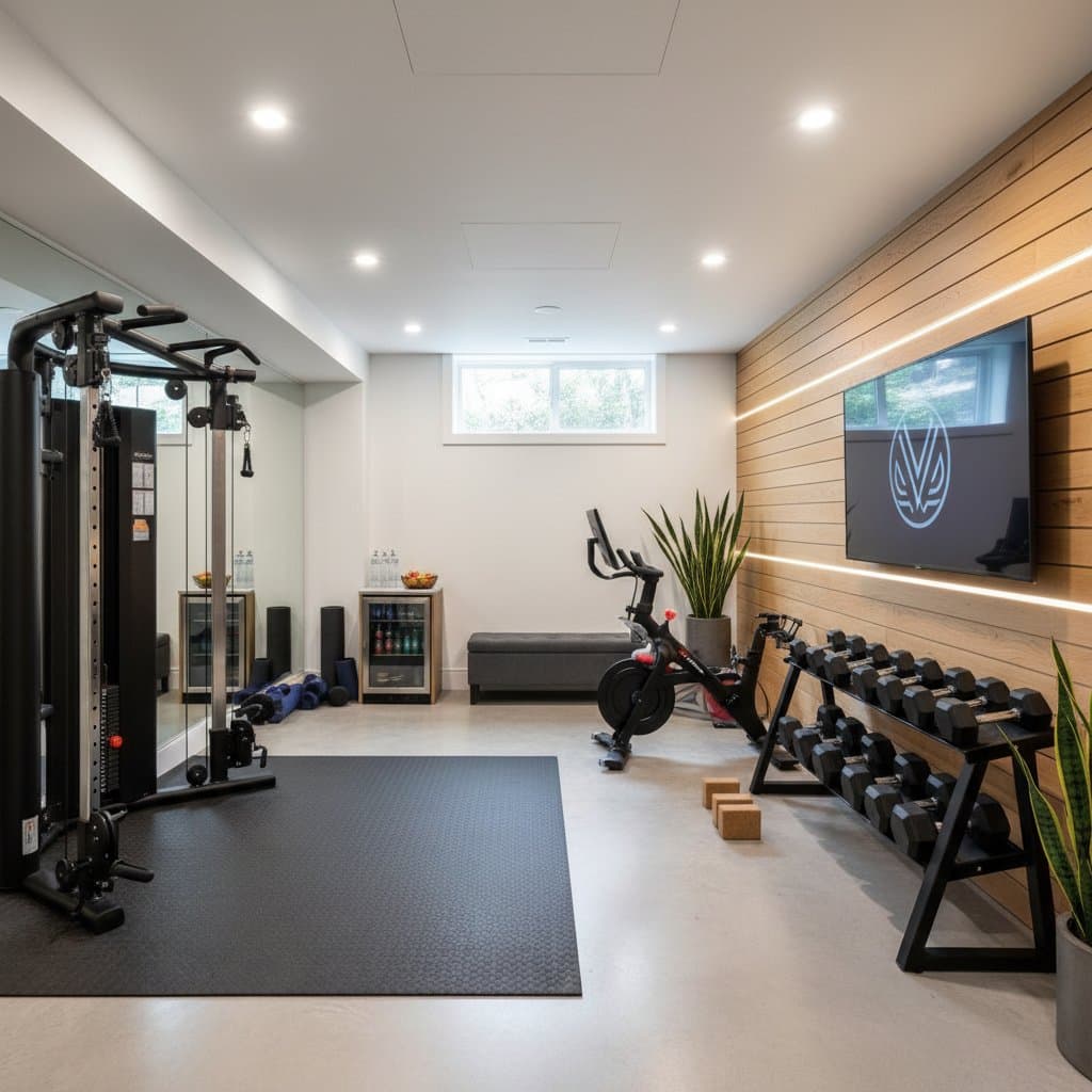 Image for Basement Gyms Add 15% Home Value Through 2026