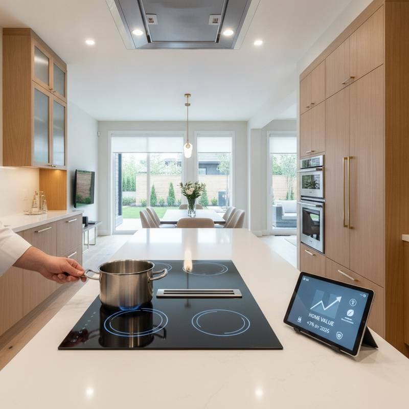 Image for Induction Cooktops Add 3-7% to 2026 Home Values