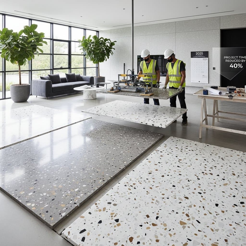 Featured image for Terrazzo Floors Now Install 40% Faster in 2025