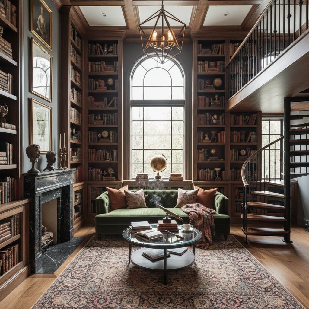 Dark Academia Design Adds 10% to Home Value