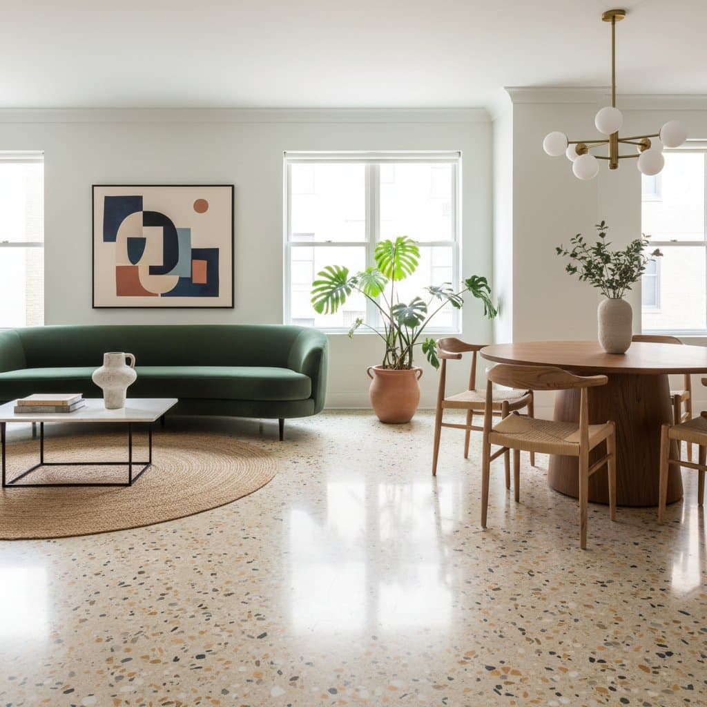 Terrazzo Floors Boost Home Value 11% With Retro Style