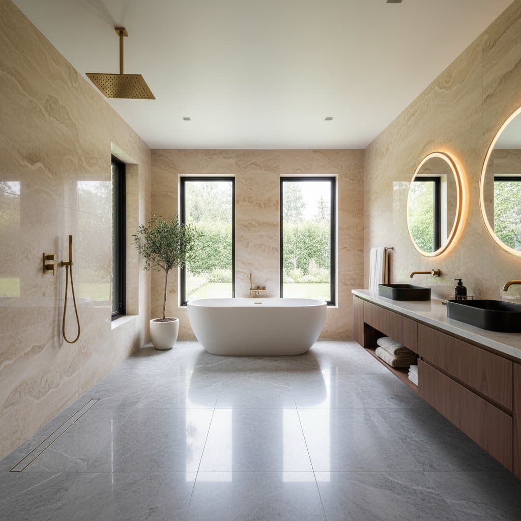 Luxury Homes Replace Showers with Wet Rooms