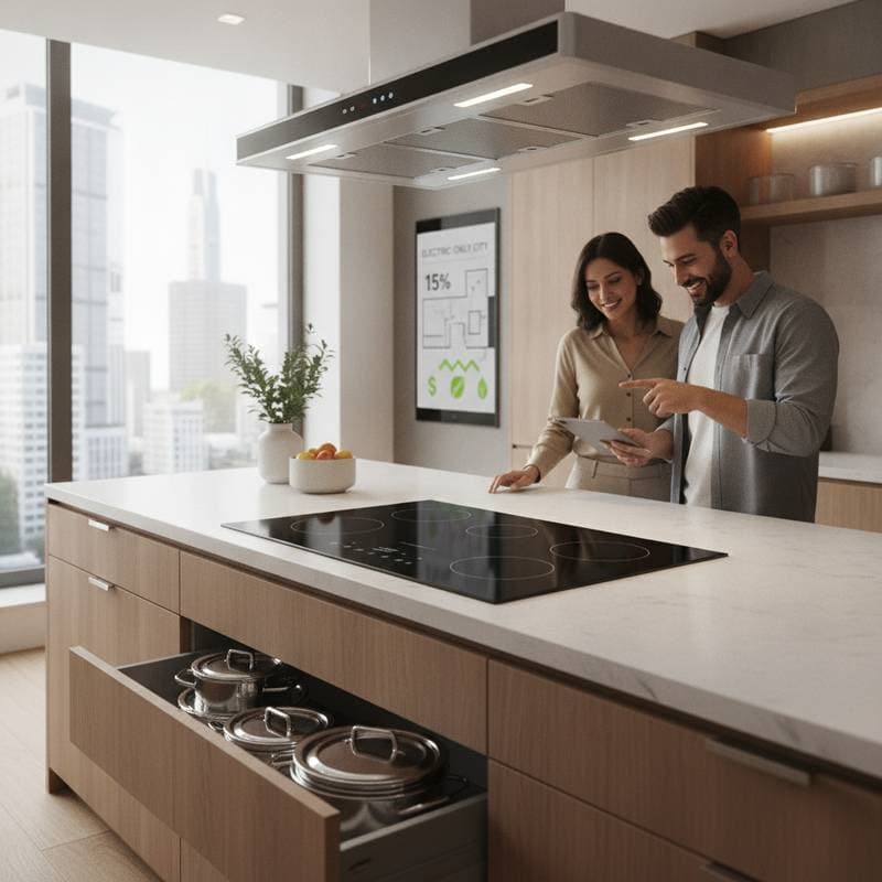 Featured image for Induction Kitchens Now Deliver 15% ROI in Electric-Only Cities